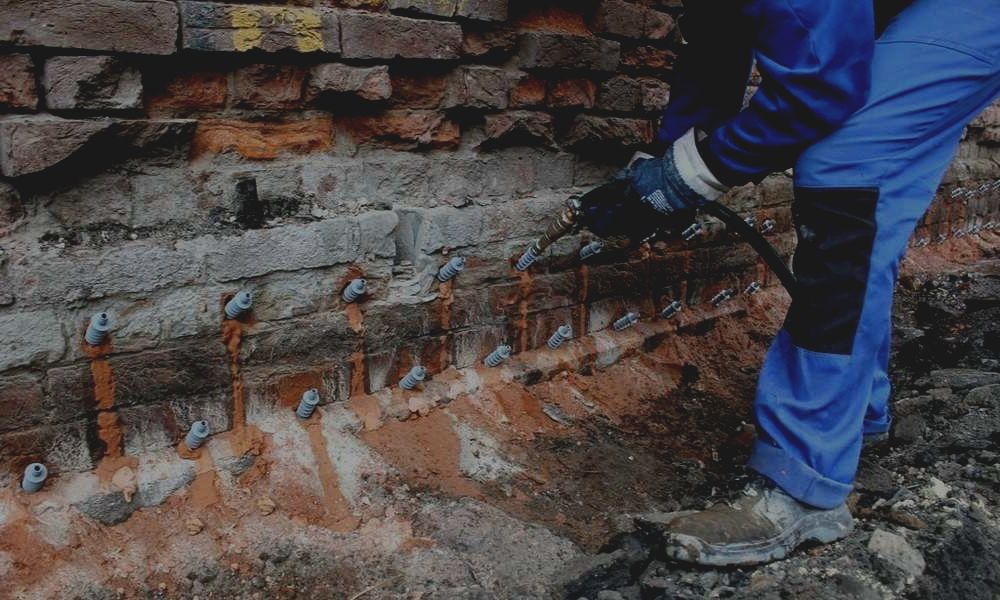 Усиление и гидроизоляция фундамента инъектированием